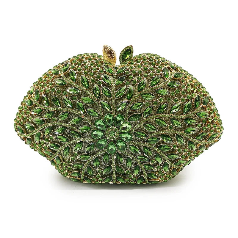 WHTUOHENG Green Rhinestone Diamonds Clutch Purse Wholesale 100% Handmade Messenger Bags Women's Evening Wedding Shoulder Handbag
WHTUOHENG Green Rhinestone Diamonds Clutch Purse Wholesale 100% Handmade Messenger Bags Women's Evening Wedding Shoulder Handbag