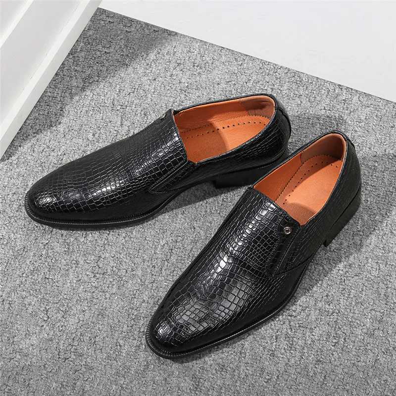 Yomior Big Size Men Casual Shoes Spring Autumn Formal Dress Leather Shoes Crocodile Vintage Business Wedding Loafers Oxfords
Yomior Big Size Men Casual Shoes Spring Autumn Formal Dress Leather Shoes Crocodile Vintage Business Wedding Loafers Oxfords