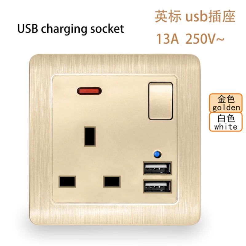 86 мм квадратная многофункциональная розетка для настенного выключателя стандарта Великобритании, двойной USB-порт с тремя отверстиями, 13A, 250 В, розетка для панели питания
86 мм квадратная многофункциональная розетка для настенного выключателя стандарта Великобритании, двойной USB-порт с тремя отверстиями, 13A, 250 В, розетка для панели питания