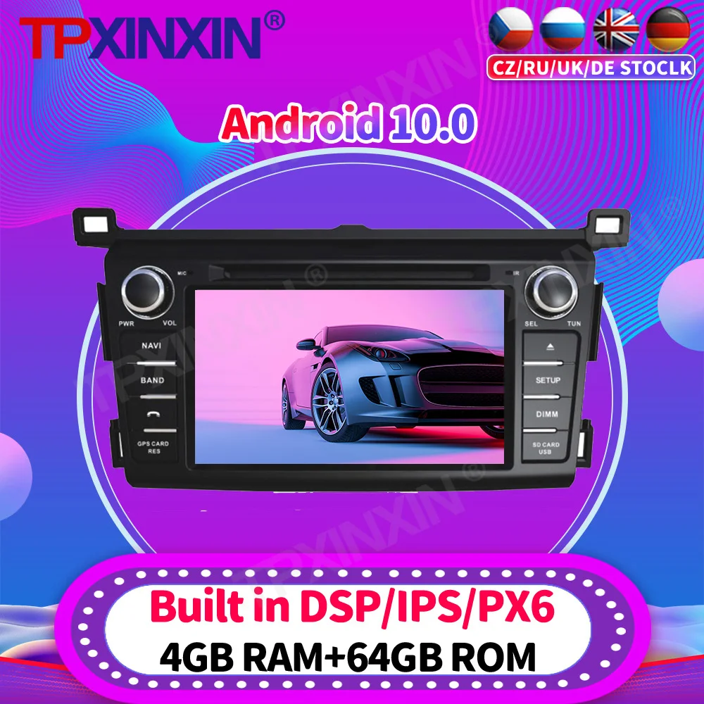 Android 10.0 PX6 Car Radio For Toyota RAV4 2013 - 2018 Multimedia Video Recoder Player Navigation GPS Accessories Auto 2din dvd
Android 10.0 PX6 Car Radio For Toyota RAV4 2013 - 2018 Multimedia Video Recoder Player Navigation GPS Accessories Auto 2din dvd