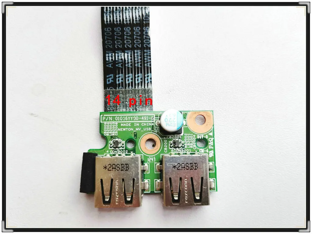 For HP CQ58 650 655 USB board 01016YY00 35110EY00 04T-G WORKS P/N:01016YY00-491-G laptop USB interface board with cable
For HP CQ58 650 655 USB board 01016YY00 35110EY00 04T-G WORKS P/N:01016YY00-491-G laptop USB interface board with cable