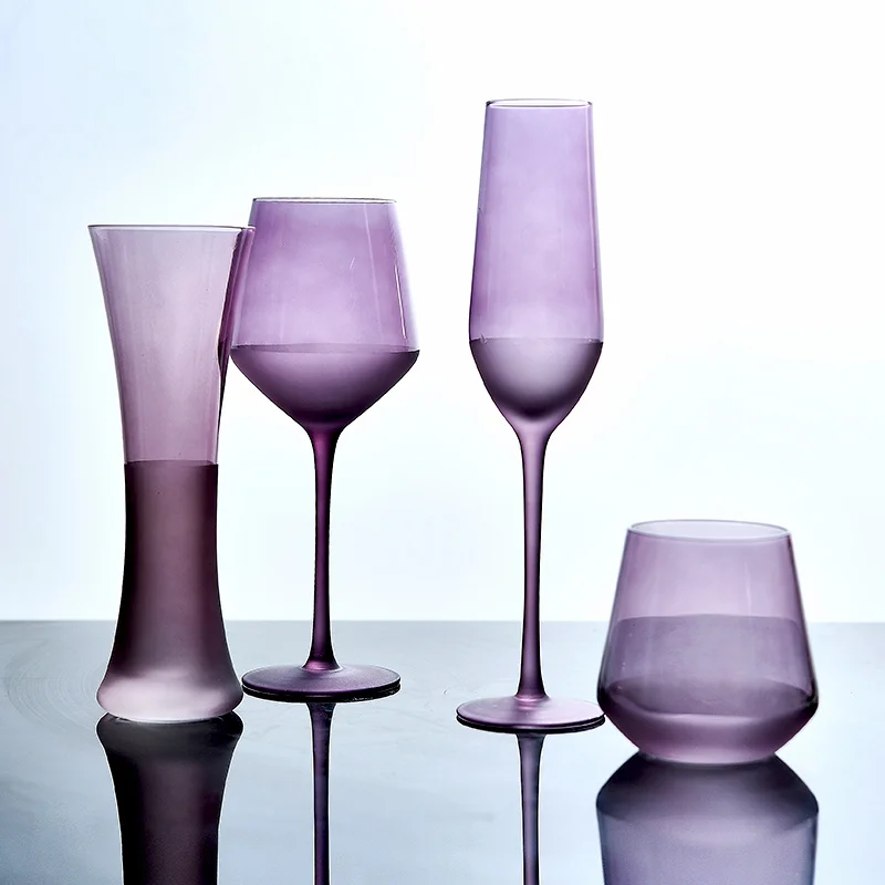 Crystal glass grape wine cup set high foot mousse cup purple ins style creative big belly girl French single
Crystal glass grape wine cup set high foot mousse cup purple ins style creative big belly girl French single