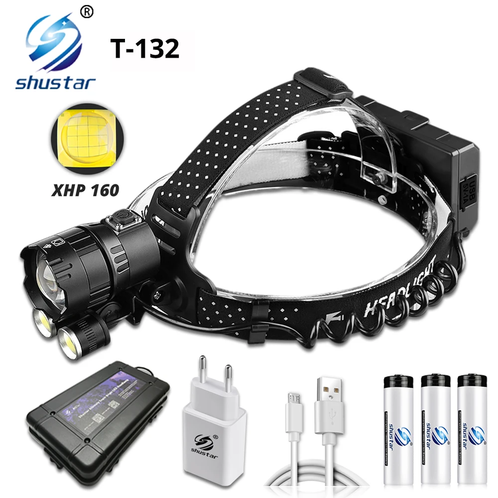 Мощный светодиодный налобный фонарь с XHP160 + 2 * COB суперъяркий налобный фонарь с поддержкой телескопического зума водонепроницаемый фонарь для кемпинга, приключений
Мощный светодиодный налобный фонарь с XHP160 + 2 * COB суперъяркий налобный фонарь с поддержкой телескопического зума водонепроницаемый фонарь для кемпинга, приключений
