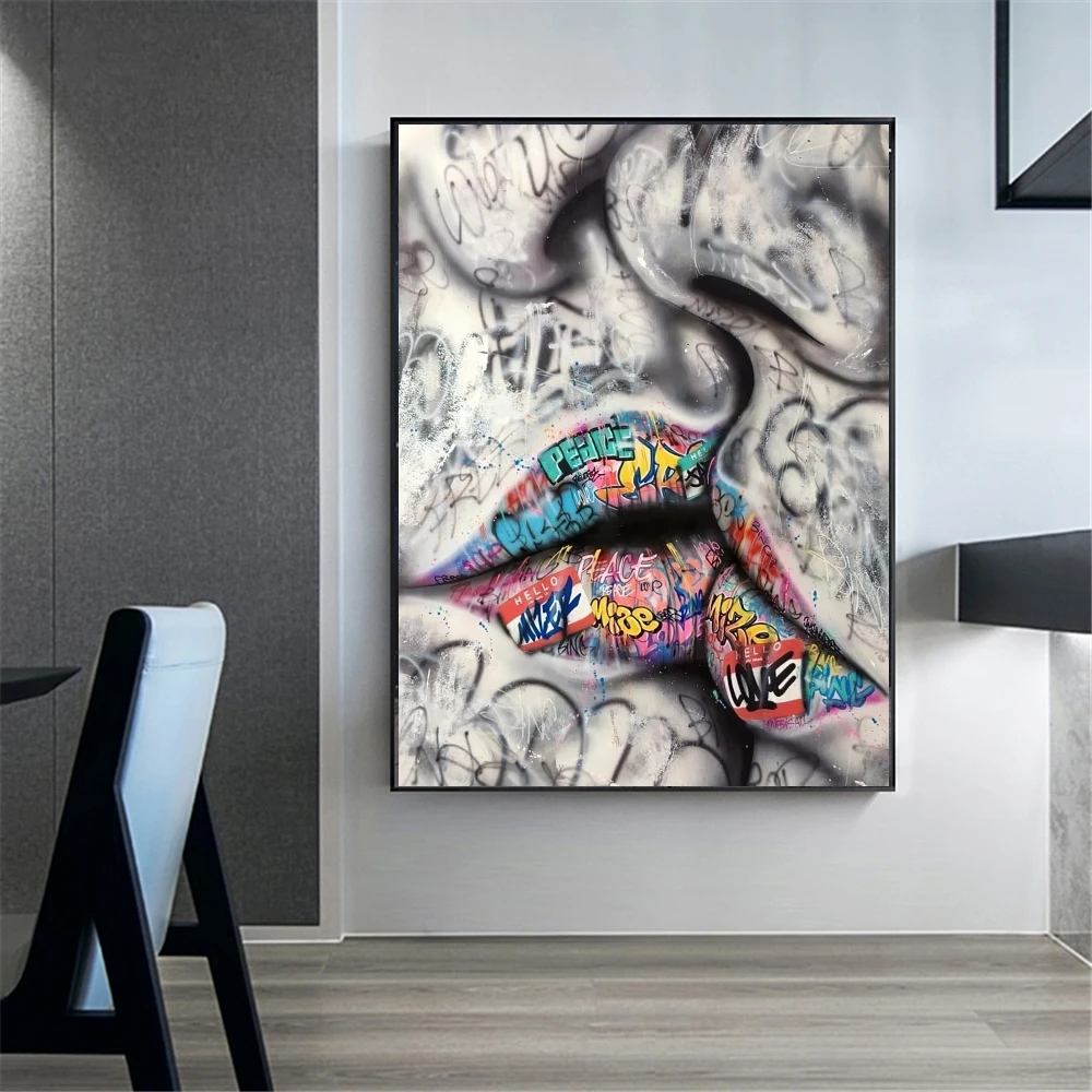 Abstract Kissing Canvas Posters and Prints Pop Street Wall Art Paintings Couple Lover Kiss Pictures for Modern Home Decoration
Abstract Kissing Canvas Posters and Prints Pop Street Wall Art Paintings Couple Lover Kiss Pictures for Modern Home Decoration