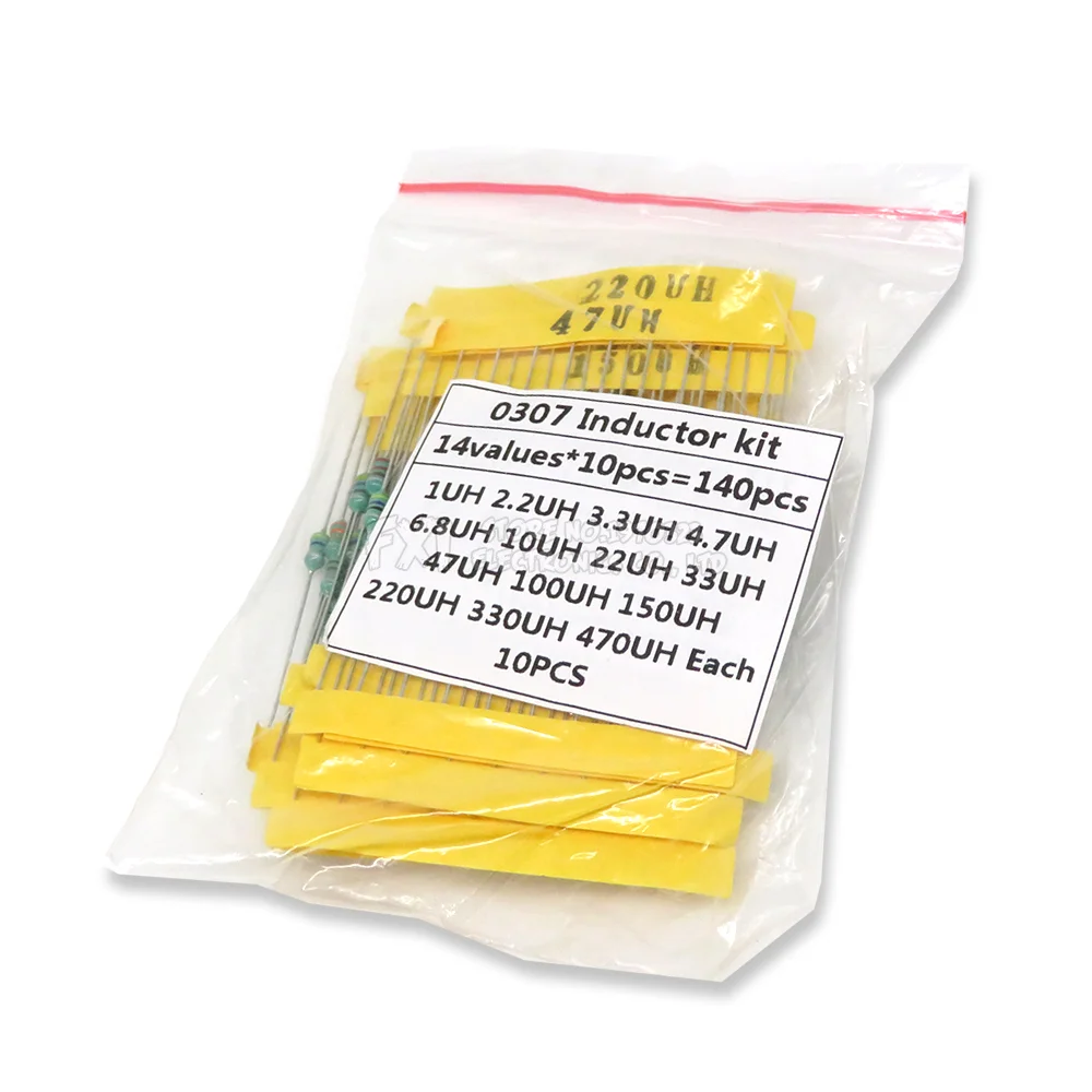 0307 1uH to 470uH Inductor, 14valuesX10pcs=140pcs,,color ring Inductor Assorted Kit
0307 1uH to 470uH Inductor, 14valuesX10pcs=140pcs,,color ring Inductor Assorted Kit