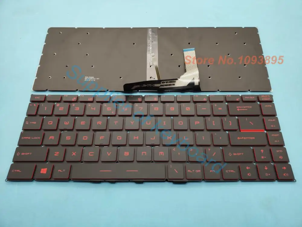 Новинка для ноутбука MSI GS65 8SE 8SG 8SF Stealth 8RE 8RF английская клавиатура красная подсветка
Новинка для ноутбука MSI GS65 8SE 8SG 8SF Stealth 8RE 8RF английская клавиатура красная подсветка