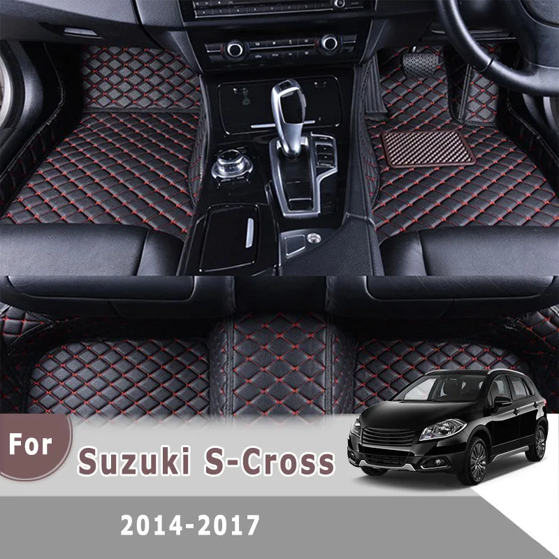 Автомобильные коврики RHD на заказ для Suzuki S-Cross 2017 2016 2015 2014, автоаксессуары, интерьерные ковры для стайлинга автомобилей, кожаные коврики
Автомобильные коврики RHD на заказ для Suzuki S-Cross 2017 2016 2015 2014, автоаксессуары, интерьерные ковры для стайлинга автомобилей, кожаные коврики