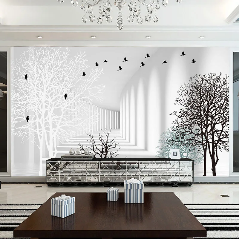 Custom Photo Wall Paper 3D Stereoscopic Extension Space Mural Modern Minimalist Living Room Abstract Tree TV Backdrop Wallpaper
Custom Photo Wall Paper 3D Stereoscopic Extension Space Mural Modern Minimalist Living Room Abstract Tree TV Backdrop Wallpaper