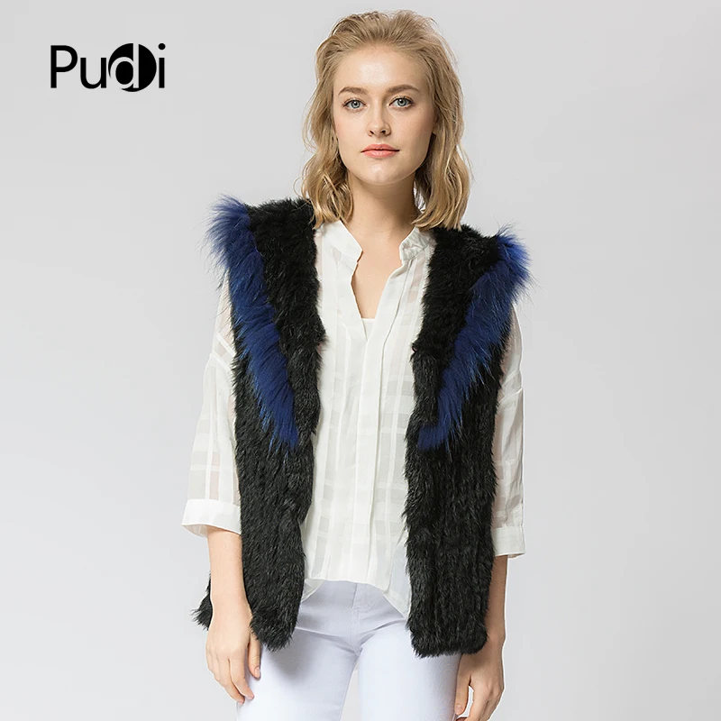 VR043 Knitted Knit New Real Rabbit &raccoon Fur Vest Overcoat Winter Jacket Women Warm Genuine Fur Vest Plus Size
VR043 Knitted Knit New Real Rabbit &raccoon Fur Vest Overcoat Winter Jacket Women Warm Genuine Fur Vest Plus Size