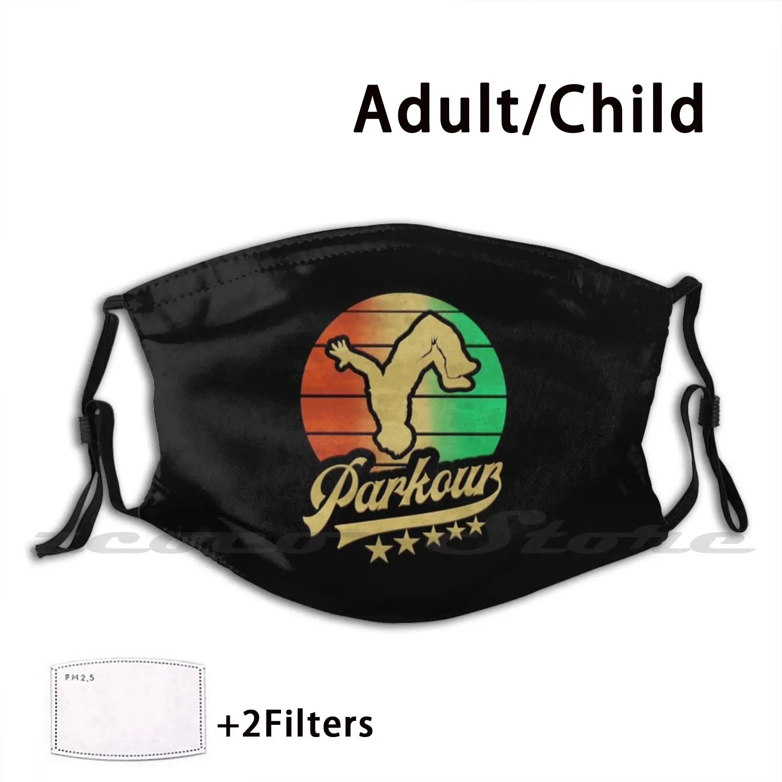 Parkour Retro Vintage 5 Stars Training Custom Pattern Washable Filter Pm2.5 Adult Kids Mask Parkour Training Workout Funny
Parkour Retro Vintage 5 Stars Training Custom Pattern Washable Filter Pm2.5 Adult Kids Mask Parkour Training Workout Funny