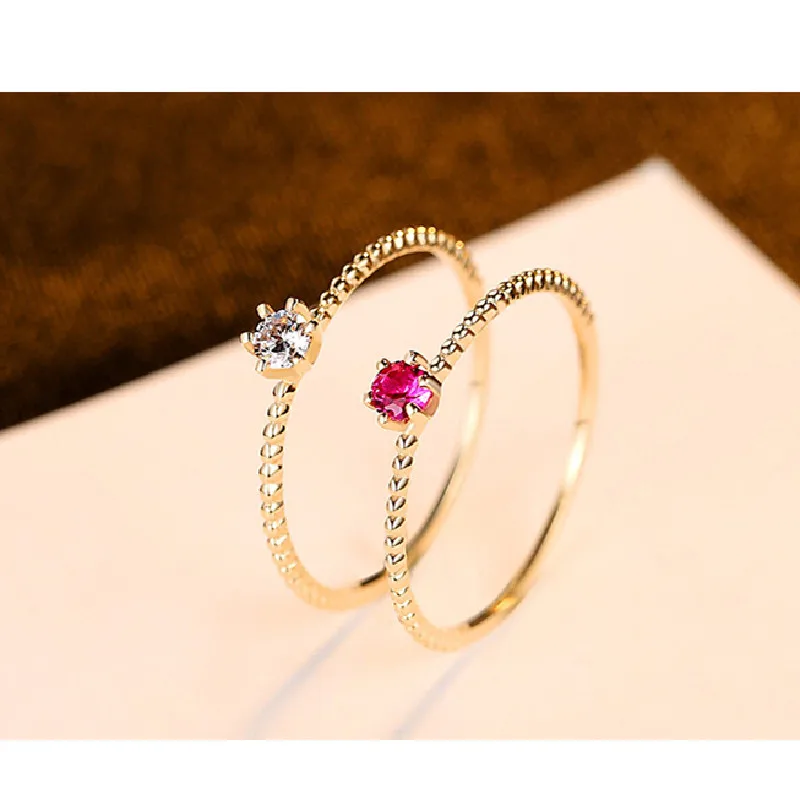 New Simple Engagement Ring Women, Real 14K Gold Inlaid With AAA Zircon, All-match Trendy Exquisite Jewelry
New Simple Engagement Ring Women, Real 14K Gold Inlaid With AAA Zircon, All-match Trendy Exquisite Jewelry