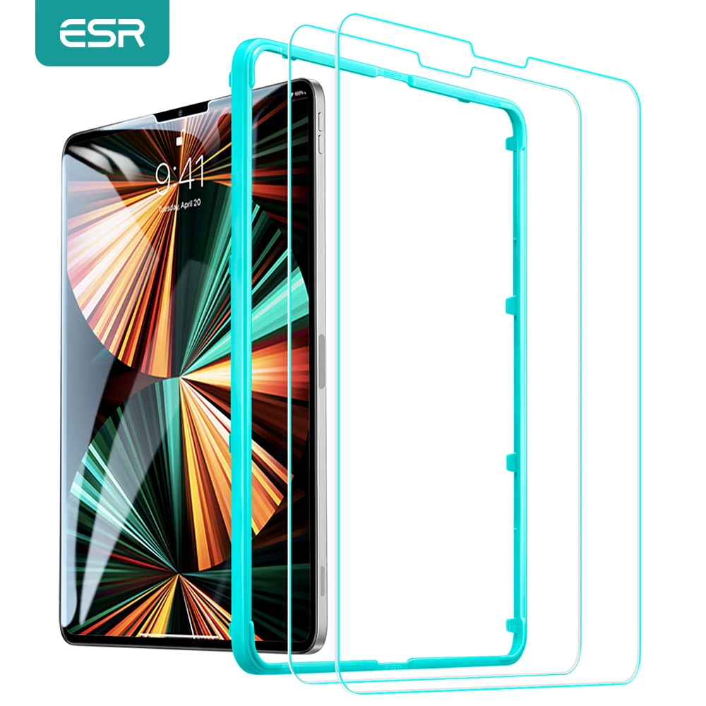 ESR 2PCS Tempered Glass for iPad Pro 11 12.9 2021/2020/2018 HD Clear Glass Screen Protector for iPad Pro 2021 Screen Film Glass
ESR 2PCS Tempered Glass for iPad Pro 11 12.9 2021/2020/2018 HD Clear Glass Screen Protector for iPad Pro 2021 Screen Film Glass