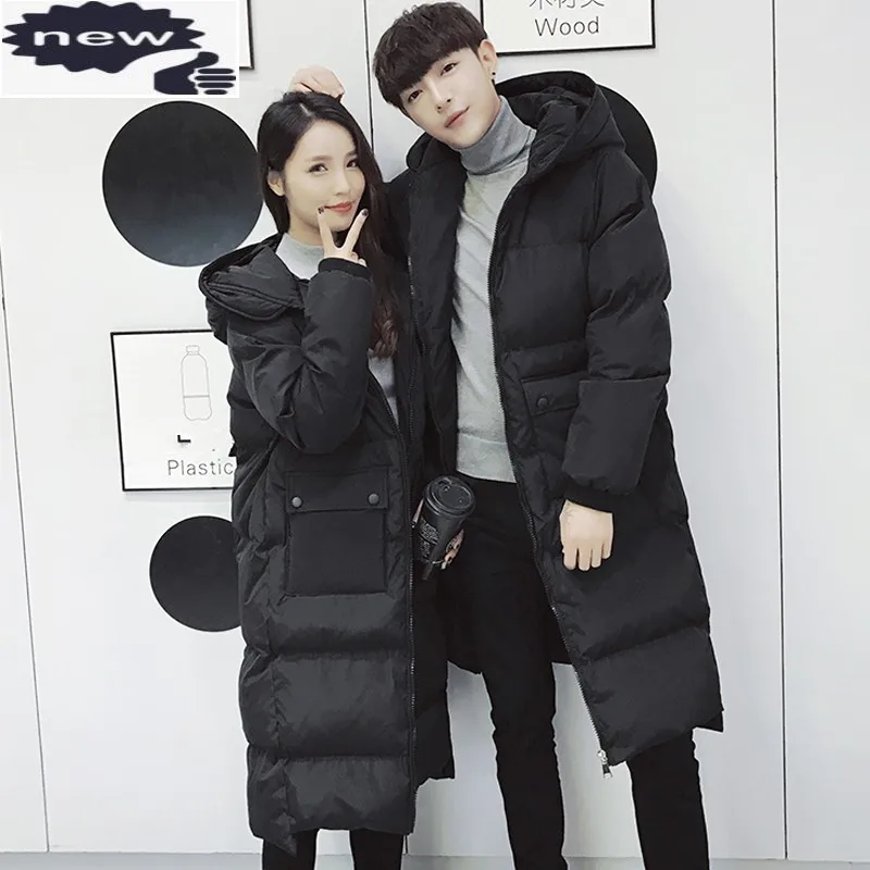 Korean Boyfrend Oversize Lovers Down Mens Long Coat Pockets Hooded Jacket Thicken Cotton Lining Winter Parka Overcoats
Korean Boyfrend Oversize Lovers Down Mens Long Coat Pockets Hooded Jacket Thicken Cotton Lining Winter Parka Overcoats