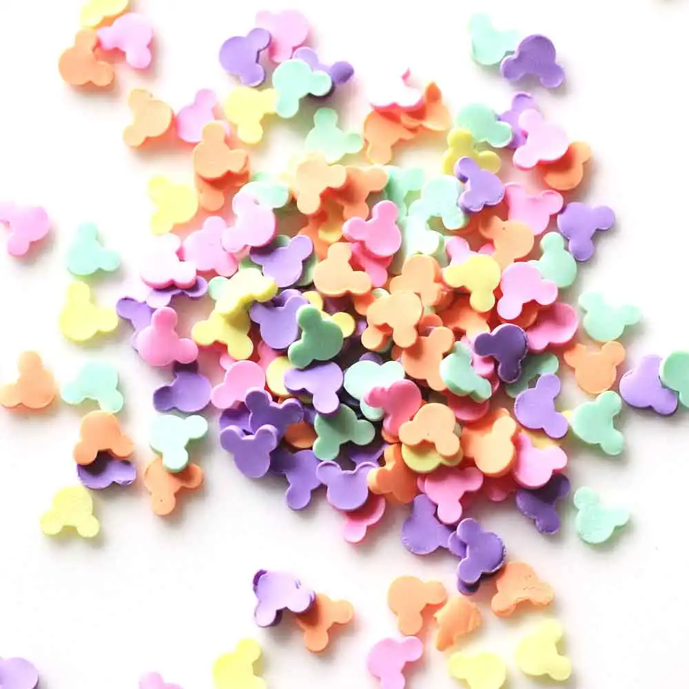 200/50/100g Colorful Mouse Head Shape Polymer Clay Sprinkles for Phone Decoration ,Scrapbook DIY Crystal Mud Filling Embellish
200/50/100g Colorful Mouse Head Shape Polymer Clay Sprinkles for Phone Decoration ,Scrapbook DIY Crystal Mud Filling Embellish