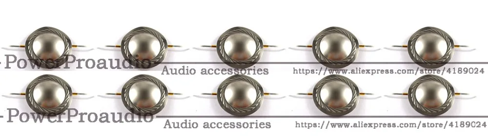 10 шт./лот, 37,5 мм, высококачественная диафрагма из титанового сплава, 8 Ом, высокочастотные динамики, звуковая катушка
10 шт./лот, 37,5 мм, высококачественная диафрагма из титанового сплава, 8 Ом, высокочастотные динамики, звуковая катушка