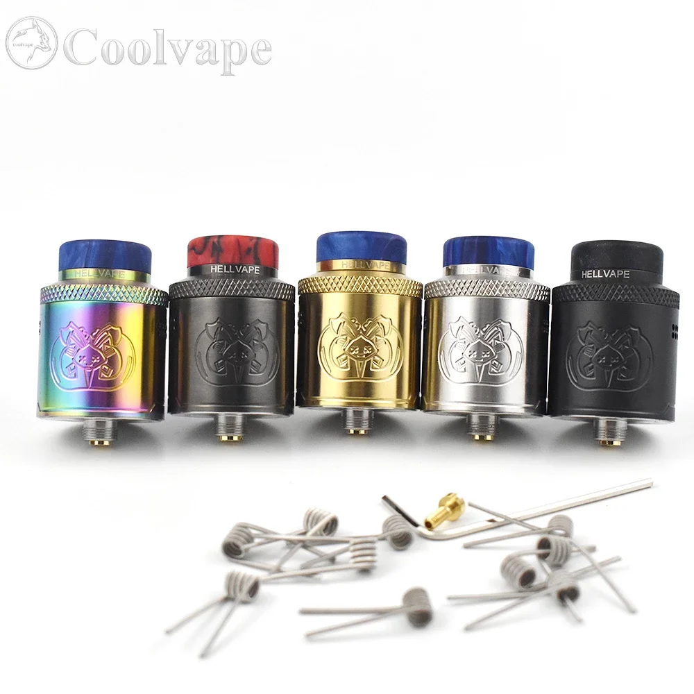 Атомайзер Wolf Coolvape Drop Dead rda 24 мм, атомайзер 316SS с одной катушкой или двойной катушкой, с перестраиваемым баком BF PIN vs Hellbeast RDA
Атомайзер Wolf Coolvape Drop Dead rda 24 мм, атомайзер 316SS с одной катушкой или двойной катушкой, с перестраиваемым баком BF PIN vs Hellbeast RDA