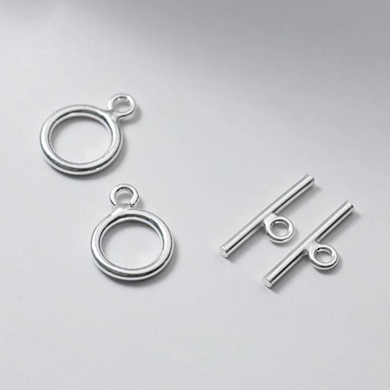 1set 925 Sterling Silver OT Clasp Buckle Connector Handmade Silver Toggle Clasp Hooks Necklace Bracelets DIY Jewelry Making
1set 925 Sterling Silver OT Clasp Buckle Connector Handmade Silver Toggle Clasp Hooks Necklace Bracelets DIY Jewelry Making