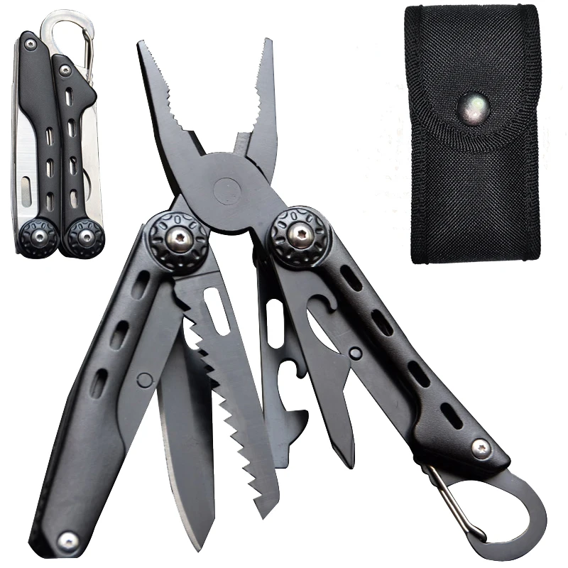 Multi Tool Folding Pliers Stainless Steel EDC Multitools Woodworking Household Maintenance Tools Camping Gear
Multi Tool Folding Pliers Stainless Steel EDC Multitools Woodworking Household Maintenance Tools Camping Gear