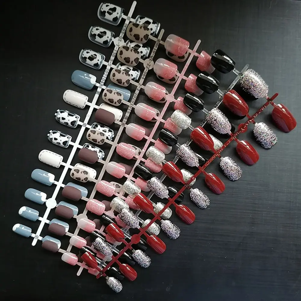 24pcs Manicure French Matte Leopard Glitter Square False Nails Fake Nail Artificial Full Cover
24pcs Manicure French Matte Leopard Glitter Square False Nails Fake Nail Artificial Full Cover