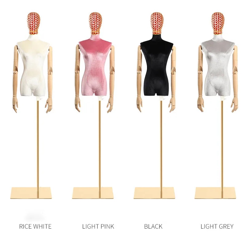 New Korean Version Female Fabric Mannequin Props Gem Head Electroplated Silver Head Model
New Korean Version Female Fabric Mannequin Props Gem Head Electroplated Silver Head Model