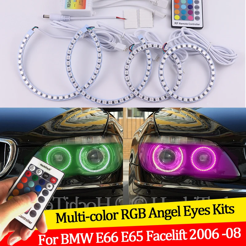 Для BMW E66 E65 Facelift 750I 760i 750Li 760Li 2006 2007 200816 цветов RGB Angel Eyes светодиодный Ring RF Wireless Control DRL
Для BMW E66 E65 Facelift 750I 760i 750Li 760Li 2006 2007 200816 цветов RGB Angel Eyes светодиодный Ring RF Wireless Control DRL