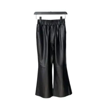 2021 New Leather Pants Female Sheep Skin Elastic Waist Slim Flared Pants In Autumn Winter
2021 New Leather Pants Female Sheep Skin Elastic Waist Slim Flared Pants In Autumn Winter