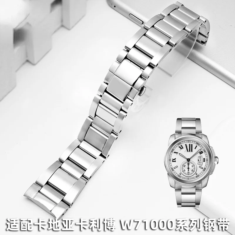 Для Cartier Claire W71000 Series ремешок для часов из нержавеющей стали Kalibo стальной ремешок для часов мужской 23 мм аксессуары
Для Cartier Claire W71000 Series ремешок для часов из нержавеющей стали Kalibo стальной ремешок для часов мужской 23 мм аксессуары