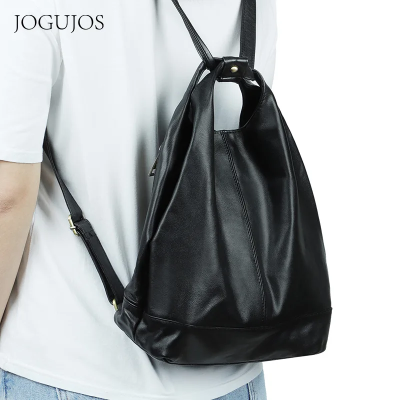 European And American Style Leather Contracted Fashion Han Edition Multi-Functional Leisure Backpack High Quality Shoulder Bag
European And American Style Leather Contracted Fashion Han Edition Multi-Functional Leisure Backpack High Quality Shoulder Bag