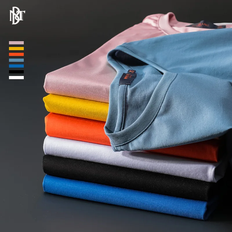 High Quality Mercerized Cotton Solid Color Round Neck Half-sleeved Simple Short-sleeved T-shirt Men's Loose Oversized T-shirt
High Quality Mercerized Cotton Solid Color Round Neck Half-sleeved Simple Short-sleeved T-shirt Men's Loose Oversized T-shirt