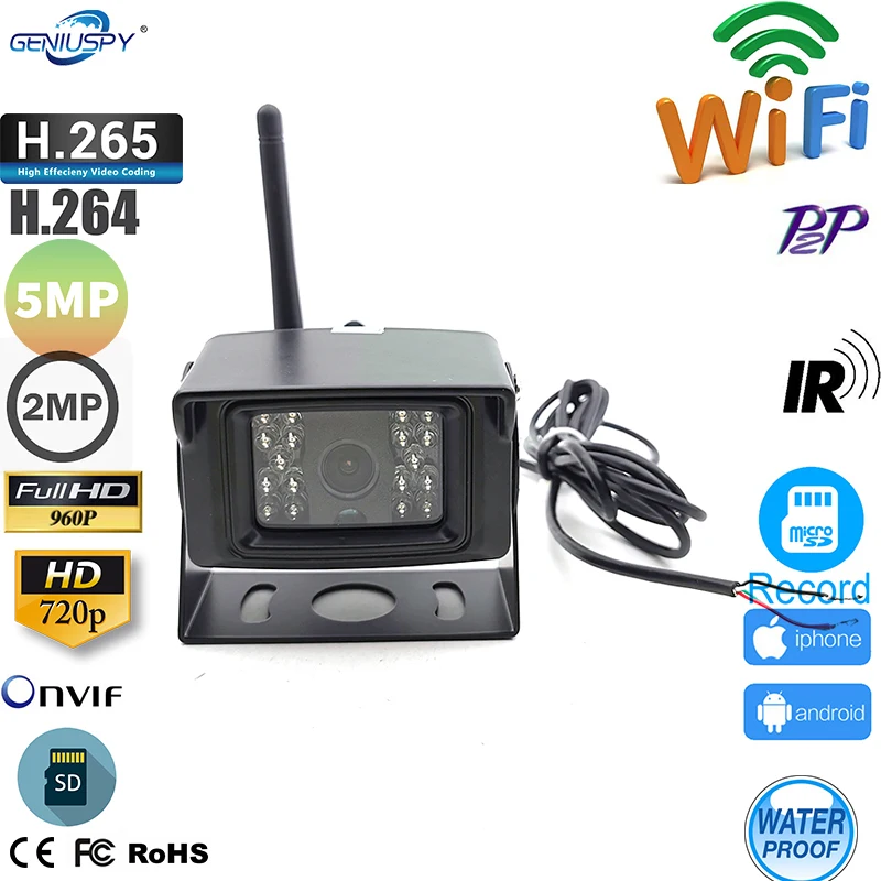 Беспроводная уличная водонепроницаемая IP-камера 5MP 1080P 960P 720P IP66 с Wi-Fi, сетевая камера видеонаблюдения P2P со слотом для TF-карты
Беспроводная уличная водонепроницаемая IP-камера 5MP 1080P 960P 720P IP66 с Wi-Fi, сетевая камера видеонаблюдения P2P со слотом для TF-карты