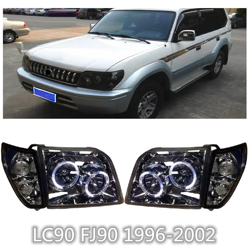Внешние автоаксессуары, передние фонари, светодиодные фары, пригодные для Prado Lc90 Fj90 1996 1997-2001 2002, передняя лампа, автомобильные детали
Внешние автоаксессуары, передние фонари, светодиодные фары, пригодные для Prado Lc90 Fj90 1996 1997-2001 2002, передняя лампа, автомобильные детали