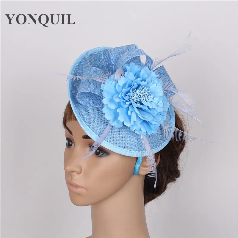 Light Blue Fashion Flower Nice Facinator Hat Hair Pin Hoop Headwear Headband Women Vintage Party Race Derby Fedora Hat Hair Clip
Light Blue Fashion Flower Nice Facinator Hat Hair Pin Hoop Headwear Headband Women Vintage Party Race Derby Fedora Hat Hair Clip
