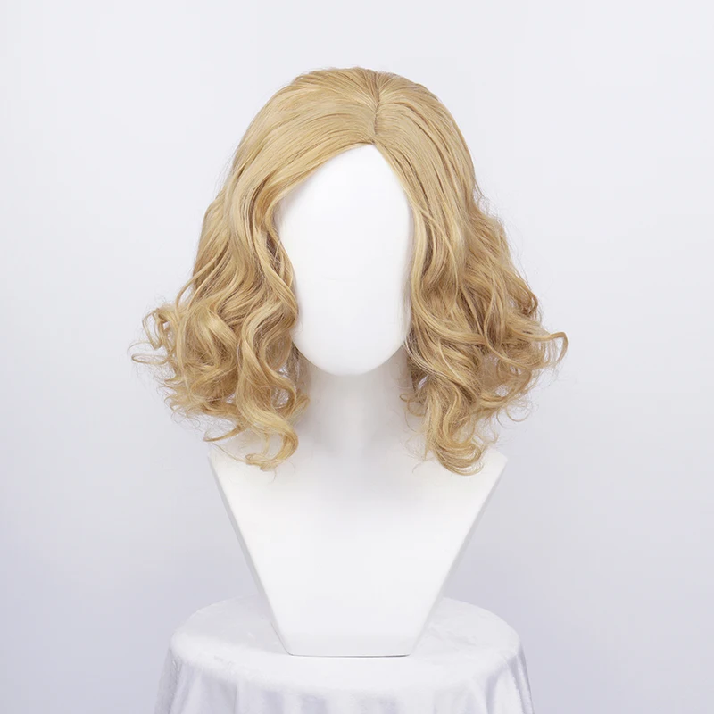 Blonde Golden Short Curly Side Parting Cosplay Wigs Women Halloween Party Synthetic Hair Wig + Wig Cap
Blonde Golden Short Curly Side Parting Cosplay Wigs Women Halloween Party Synthetic Hair Wig + Wig Cap