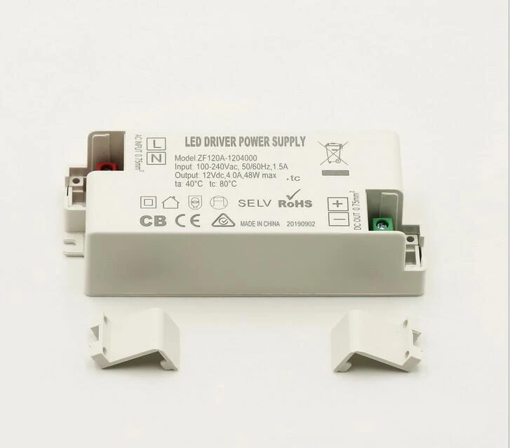 2pcs 100-240V 2A 48W 50W Constant Voltage AC/DC Adapter LED Driver for Cosmetic Mirror Lamps ZF120A-1204000
2pcs 100-240V 2A 48W 50W Constant Voltage AC/DC Adapter LED Driver for Cosmetic Mirror Lamps ZF120A-1204000