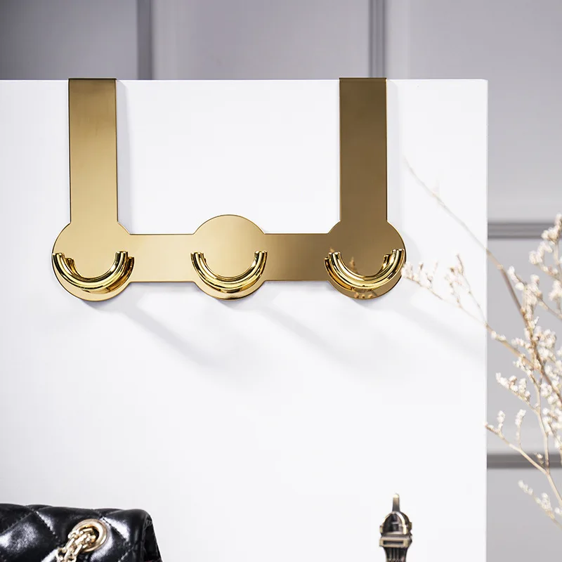 Nordic Simple Punch-free Golden Door Hooks Coat Rack Living Room Bedroom Clothes Towel Bag Hanging Hook
Nordic Simple Punch-free Golden Door Hooks Coat Rack Living Room Bedroom Clothes Towel Bag Hanging Hook