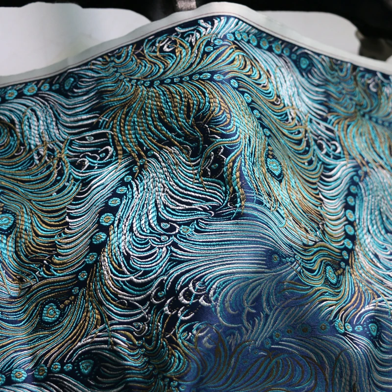 100cm*75cm Chinese Style Jacquard clothing material Chinese Ethnic Brocade Fabric
100cm*75cm Chinese Style Jacquard clothing material Chinese Ethnic Brocade Fabric