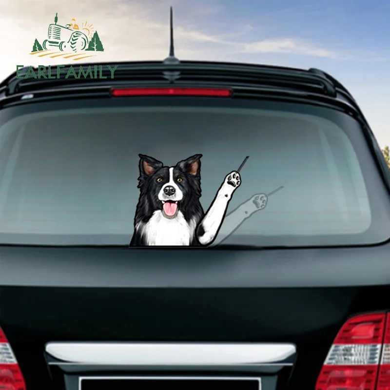 EARLFAMILY 20cm for Border Collie Wiper Car Stickers Motorcycle Campervan Decal Windshield Graffiti Trunk Funny Scratch-Proof
EARLFAMILY 20cm for Border Collie Wiper Car Stickers Motorcycle Campervan Decal Windshield Graffiti Trunk Funny Scratch-Proof
