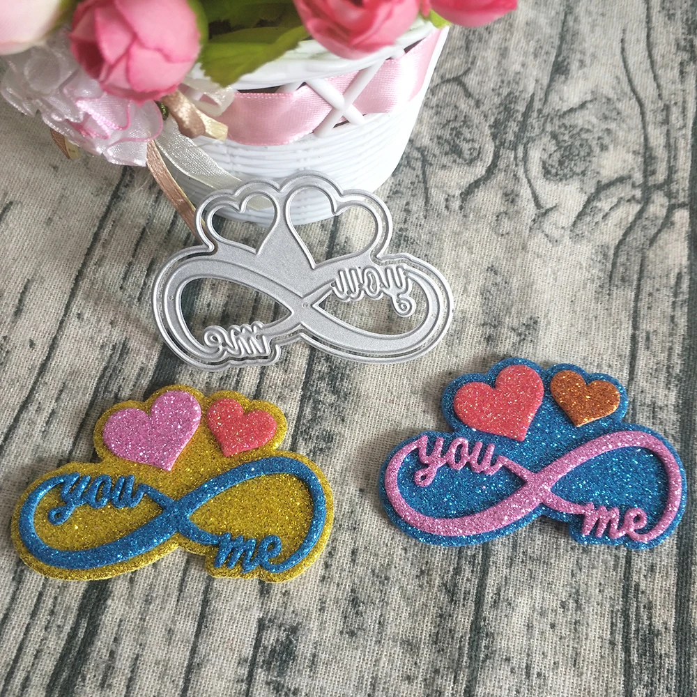 New YOU AND ME Heart cutting dies DIY scrapbook, embossed card making, photo album decoration, handmade craft
New YOU AND ME Heart cutting dies DIY scrapbook, embossed card making, photo album decoration, handmade craft