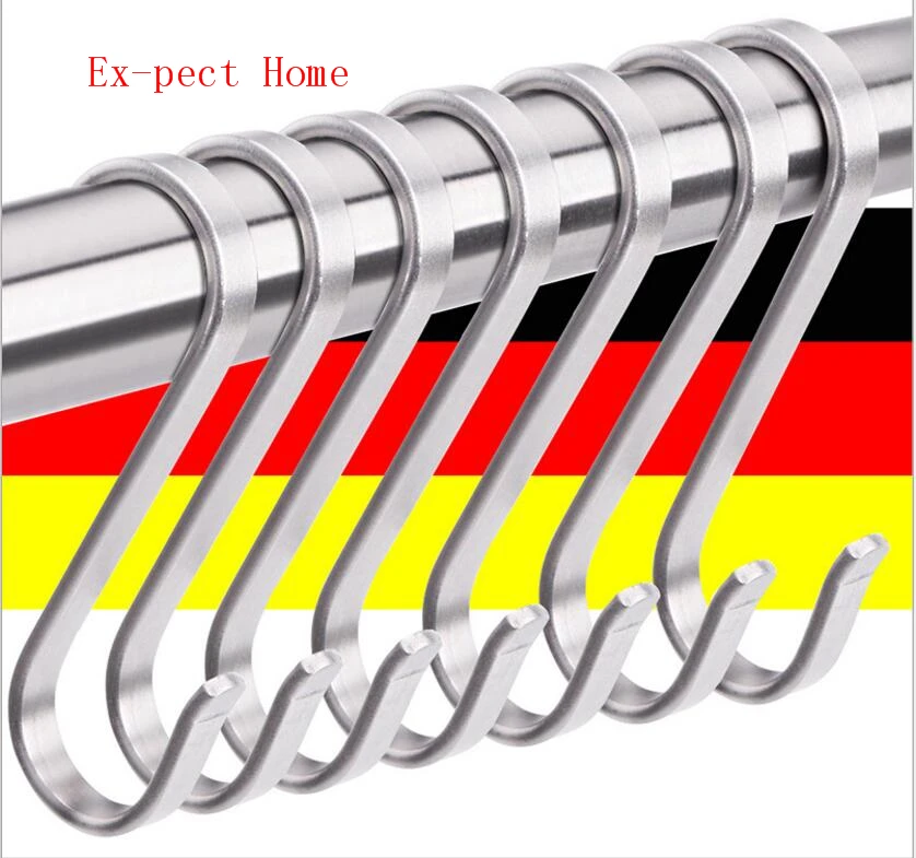 Wholesale 500pcs/lot Duty 304 Stainless Steel S Hooks Hanging Garage Garden Clothes Pan Hanger size S, M, L XL
Wholesale 500pcs/lot Duty 304 Stainless Steel S Hooks Hanging Garage Garden Clothes Pan Hanger size S, M, L XL