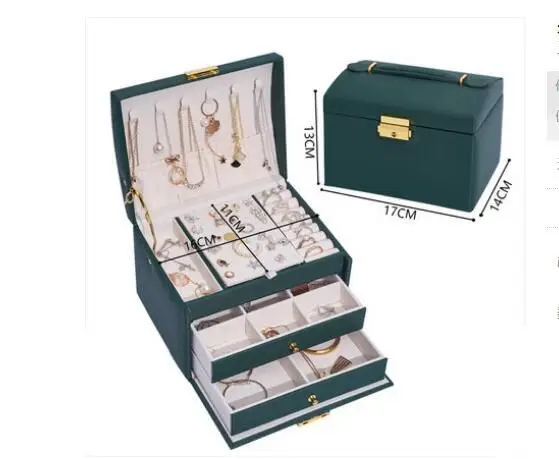 Women Jewelry Organizer Case Portable Necklace Earrings Rings Jewelry Box Jewelry storage box jewelry box earrings Storage box
Women Jewelry Organizer Case Portable Necklace Earrings Rings Jewelry Box Jewelry storage box jewelry box earrings Storage box
