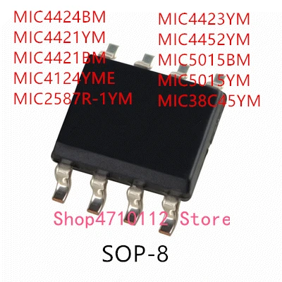 10 шт. MIC4424BM MIC4421YM MIC4421BM MIC4124YME MIC2587R-1YM MIC4423YM MIC4452YM MIC5015BM MIC5015YM MIC38C45YM IC
10 шт. MIC4424BM MIC4421YM MIC4421BM MIC4124YME MIC2587R-1YM MIC4423YM MIC4452YM MIC5015BM MIC5015YM MIC38C45YM IC