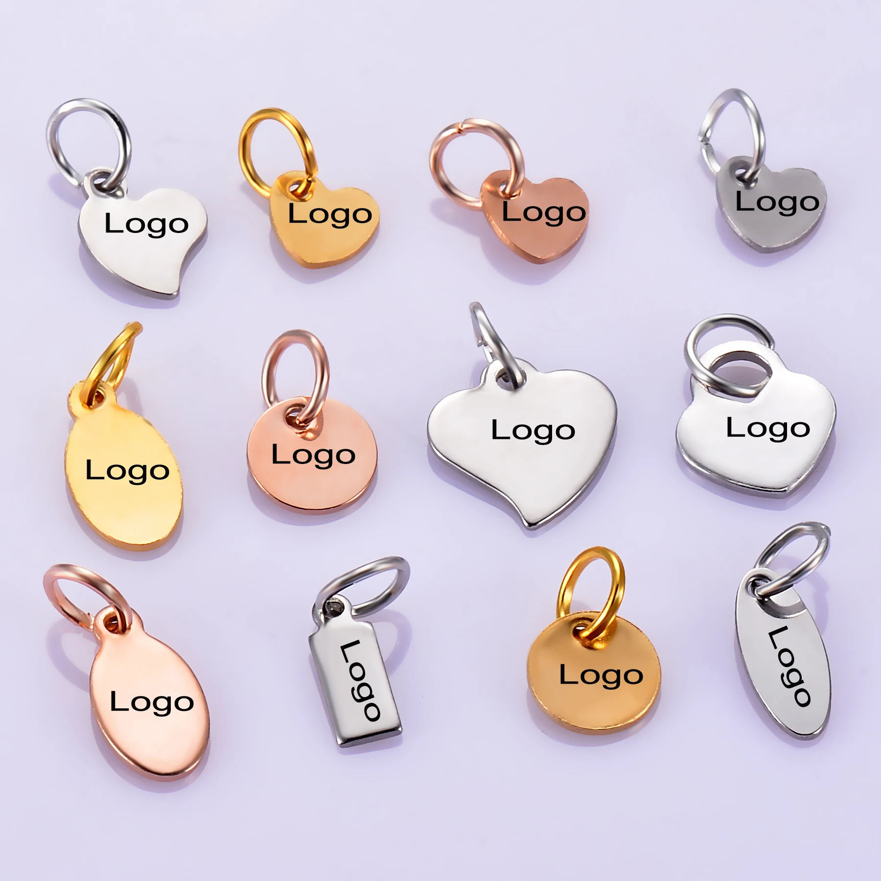 50pcs Stainless Steel Personalized Small Logo Tags Custom Disc Logos for Necklace DIY Findings Not Turn Off Color
50pcs Stainless Steel Personalized Small Logo Tags Custom Disc Logos for Necklace DIY Findings Not Turn Off Color