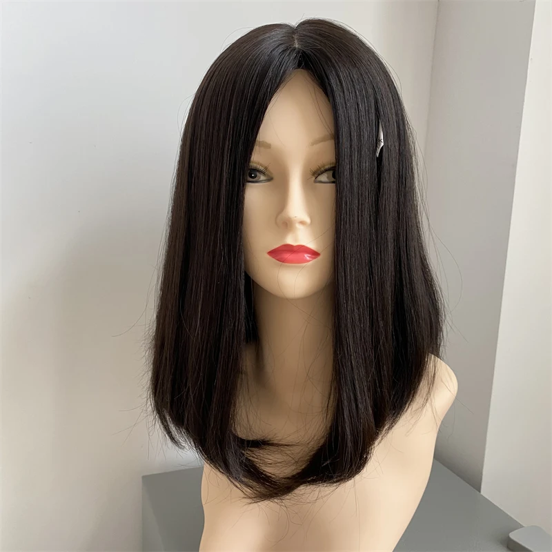 Natural Skin Silk Top Jewish Wig Same Length Hair Silky Straight Bob Wigs European Virgin Human Hair Sheitels Kosher Wig
Natural Skin Silk Top Jewish Wig Same Length Hair Silky Straight Bob Wigs European Virgin Human Hair Sheitels Kosher Wig
