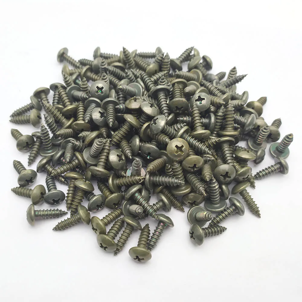 50pcs Plastic Cover Metal Retainer Self-tapping Screws Bolt M4 M5 for Car Motorcycle Scooter ATV Moped E-bike
50pcs Plastic Cover Metal Retainer Self-tapping Screws Bolt M4 M5 for Car Motorcycle Scooter ATV Moped E-bike
