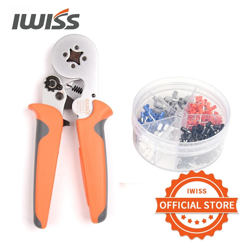 IWISS HSC8 6-4A 0,25-6 мм ² 23-10AWG обжимные плоскогубцы 400 шт. клеммы для типа трубки игольчатый Тип клемма квадратный обжимной инструмент для профиля
IWISS HSC8 6-4A 0,25-6 мм ² 23-10AWG обжимные плоскогубцы 400 шт. клеммы для типа трубки игольчатый Тип клемма квадратный обжимной инструмент для профиля
