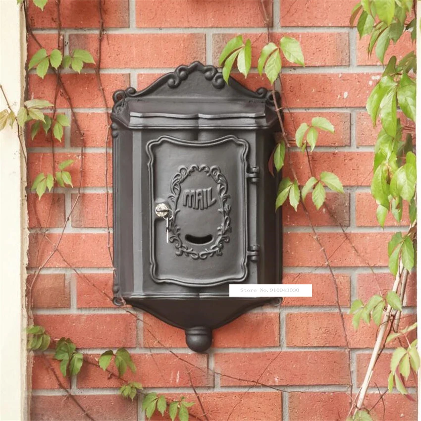 Vintage Retro Aluminium Alloy Mail Box Mailbox Metal Letters Post Box Wall Mounted Postbox Vintage Home Garden Yard
Vintage Retro Aluminium Alloy Mail Box Mailbox Metal Letters Post Box Wall Mounted Postbox Vintage Home Garden Yard