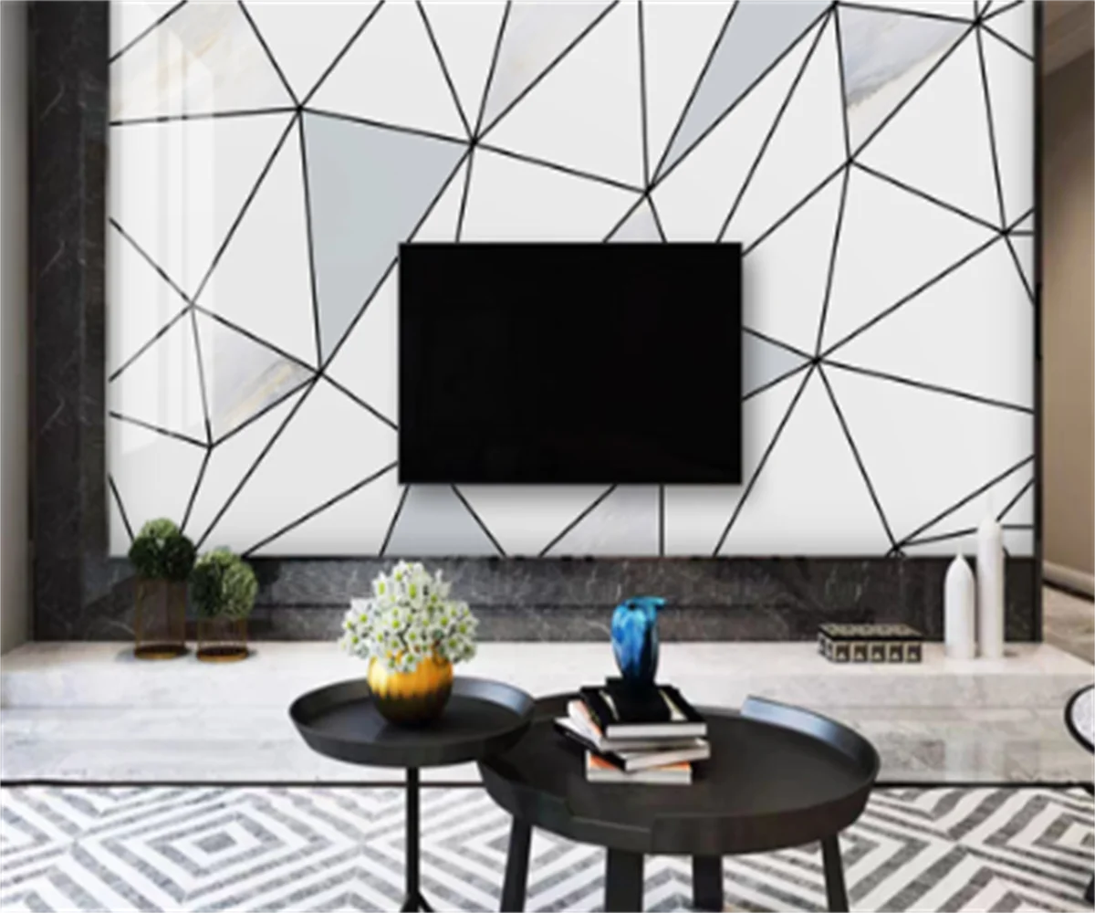 Bedroom living room decoration photo custom wallpaper Southeast Asia geometric lines TV background wall mural Stereo photo mural
Bedroom living room decoration photo custom wallpaper Southeast Asia geometric lines TV background wall mural Stereo photo mural