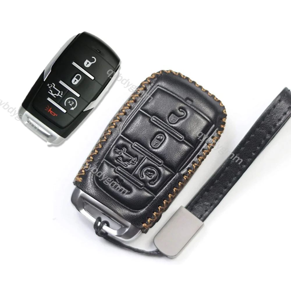 Leather Remote Start Car Key Case Cover Fob Protector Holder Auto Accessories Keychain Shell For Dodge RAM 1500 2019 2020 2021
Leather Remote Start Car Key Case Cover Fob Protector Holder Auto Accessories Keychain Shell For Dodge RAM 1500 2019 2020 2021