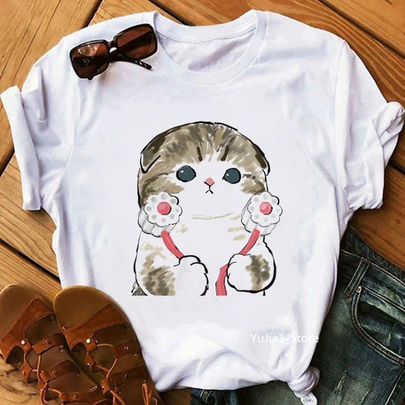 Женская одежда Kawaii, забавная Футболка с принтом кошки и медсестры, женские летние модные топы, футболка, женская рубашка в стиле Харадзюку, белая футболка
Женская одежда Kawaii, забавная Футболка с принтом кошки и медсестры, женские летние модные топы, футболка, женская рубашка в стиле Харадзюку, белая футболка