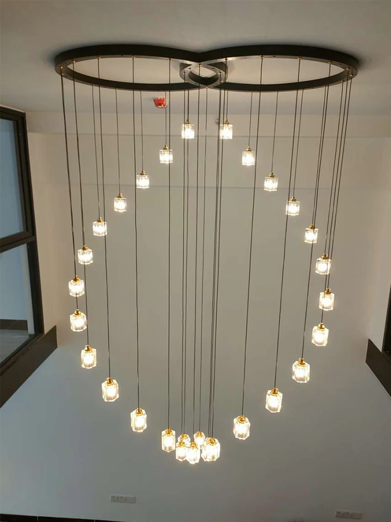 Light Guide LED Chandelier Lighting Duplex Rotating Staircase Postmodern Creative Pendant Lamp Dining Living Room Hanging Lights
Light Guide LED Chandelier Lighting Duplex Rotating Staircase Postmodern Creative Pendant Lamp Dining Living Room Hanging Lights